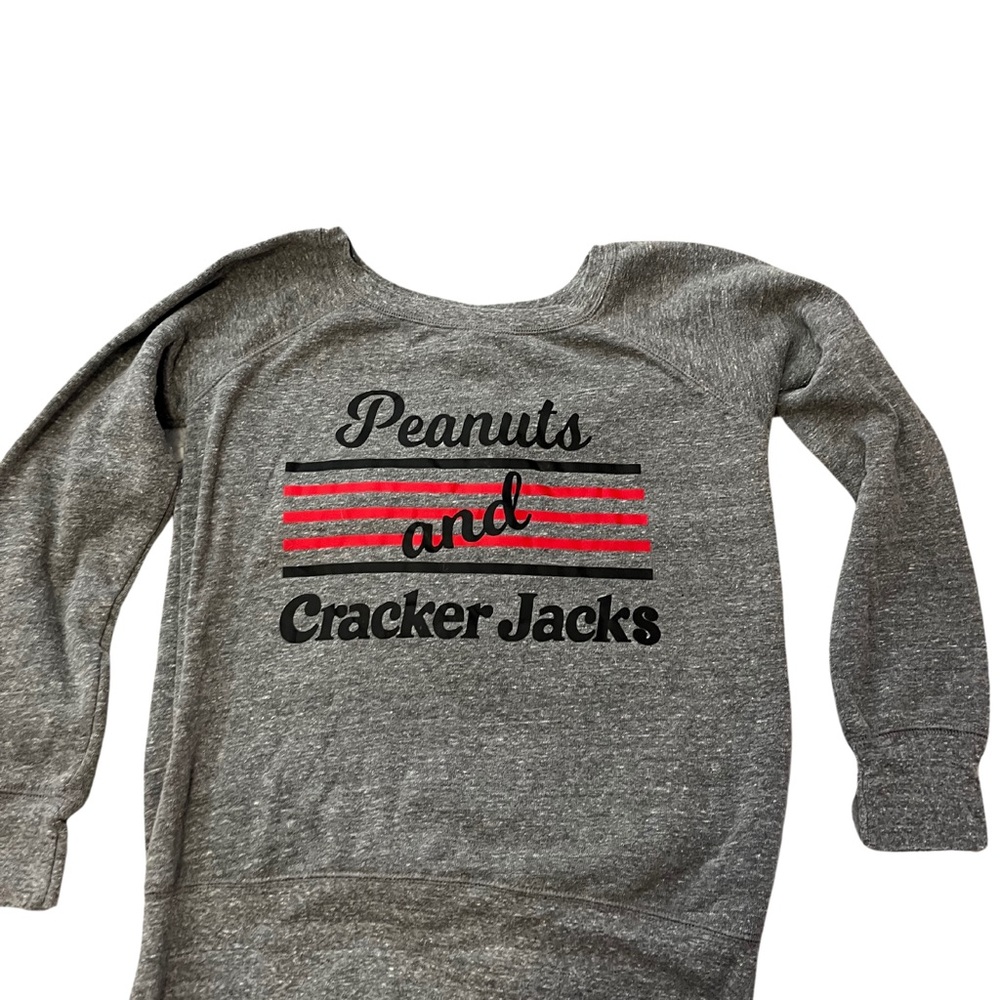 Bella Canvas Fleece Collection Crewneck Sweatshirt Sweater peanuts crackerjacks